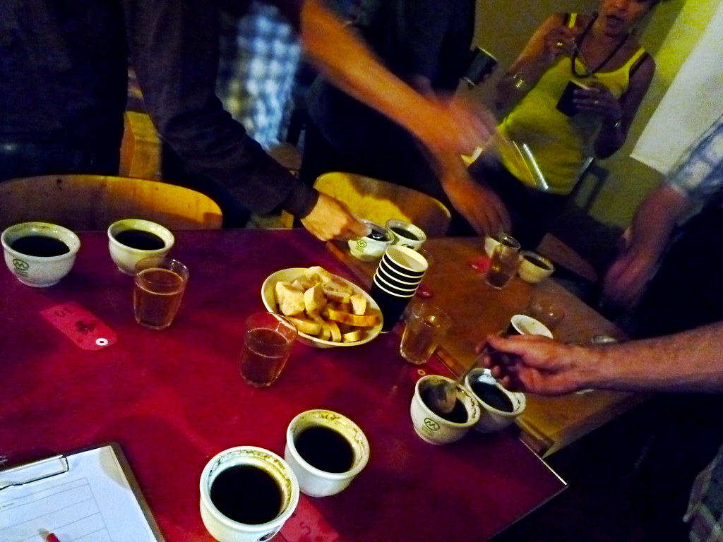 St Ali coffee cupping
