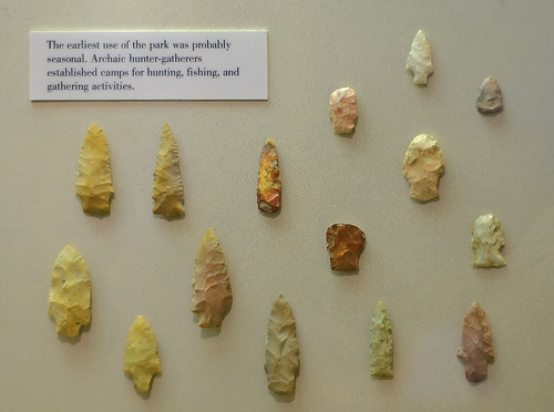 Pere Marquette State Park, in Grafton, Illinois, USA - Indian arrowheads