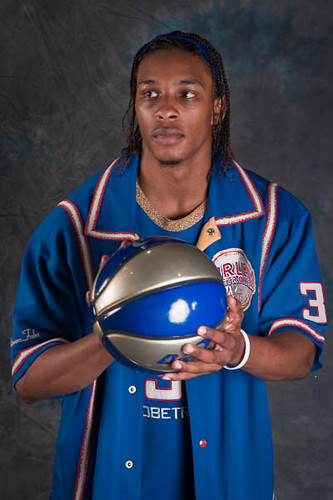 Male Model In Basketball Uniform
