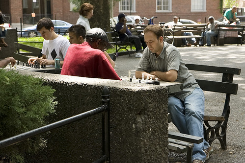 Chess tables, Wash Sq.