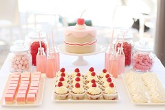 sweet little cake table