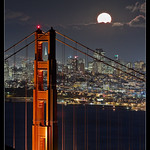 Fullmoon - Golden Gate Bridge - San Francisco - CA *Explore*