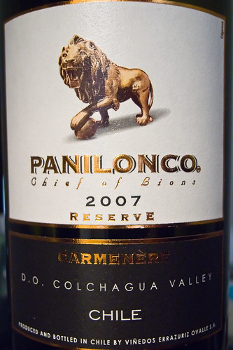 Panilonco 2007 Reserve Carménère (by Phanix)