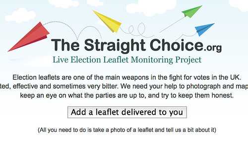 Screenshot from The Straight Choice website