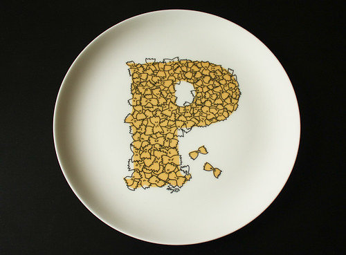 P plate in colour