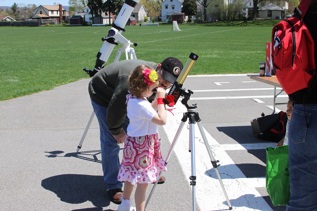Earth Day - Solar Observing through a personal solar telescope
