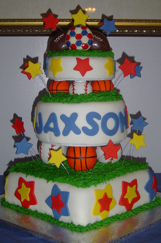 Sports Ball Birthday Cake