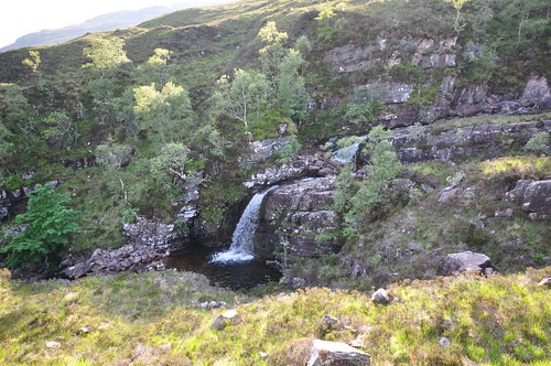 Waterfall below Beinn Alligin
