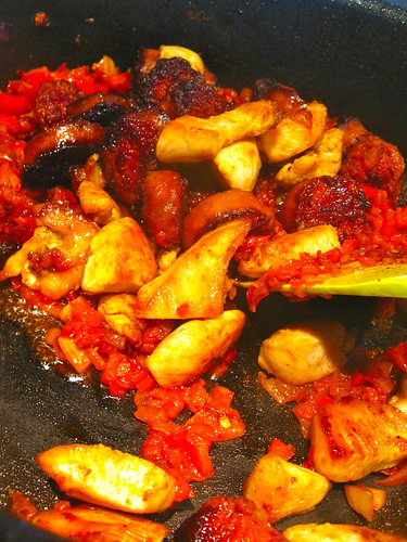 Chicken and Chirozo Paella