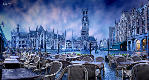 Markt (Brugge Belgium) by dleiva.