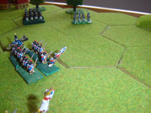 D'Erlon leads the attack to drive back the Prussians