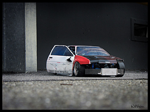  scale model cars and I loved this Used and Abused vibe 86 Toyota 