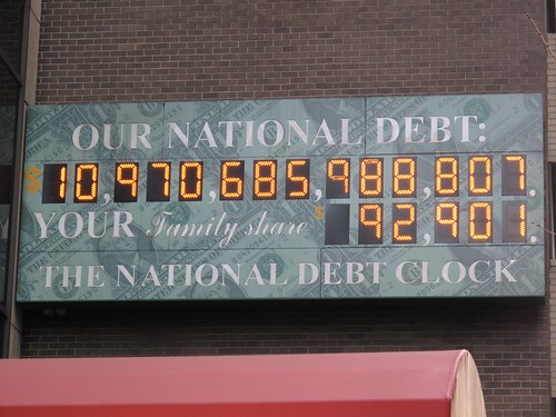 US National debt counter