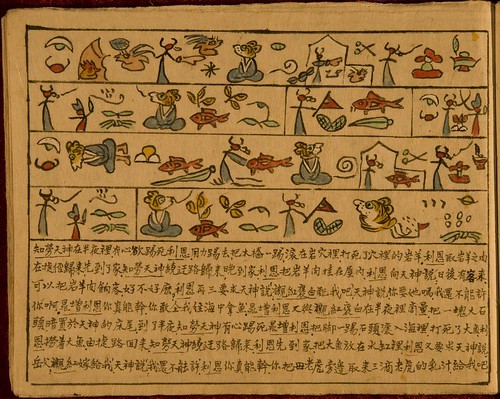 Annals of Creation (Naxi pictographs) a