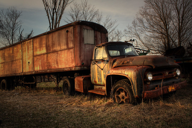 ford truck rust explore 1950s hdr bigjob wreckers fseries autoyard