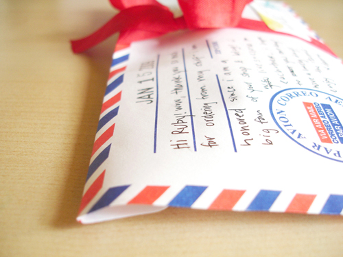 packaging: envelope.