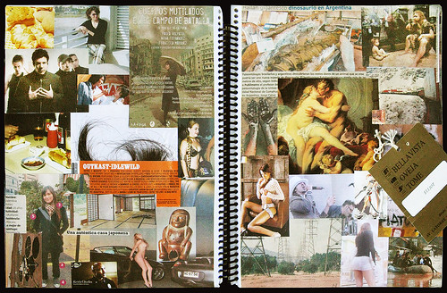 CUADERNO DE COLLAGE OCRES MARELOPEI Tags collage notebook ocre 