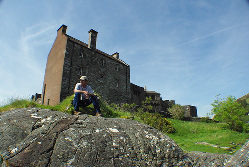 Joe at Eilean Donan castle, Scotland