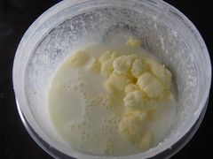 Butter and buttermilk