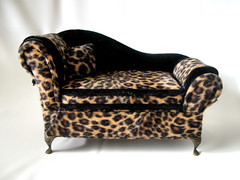 Gold Leopard Sofa