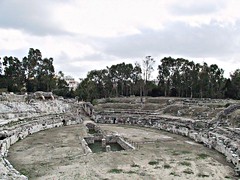 Roman amphitheater.