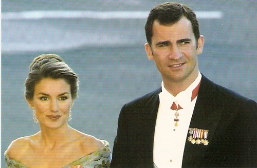 crown princess letizia of spain. Crown Prince Felipe and Crown Princess Letizia of Spain