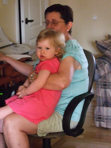 evie & grandma watching videos