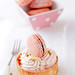 Raspberry Mousse Tartelettes & Pink Macarons by tartelette