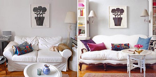 Ideas for small spaces: New sofa + symmetry in Rashida Jones' NYC studio