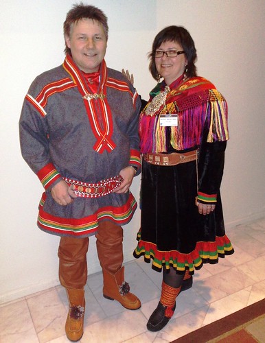 Sami local Costume in Norway