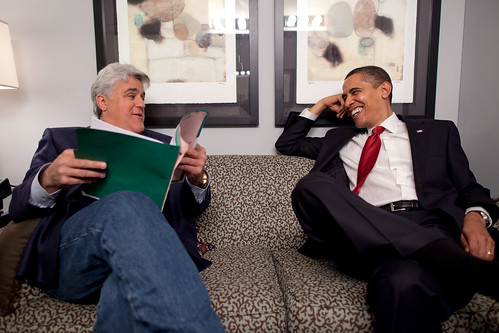 Obama and Leno