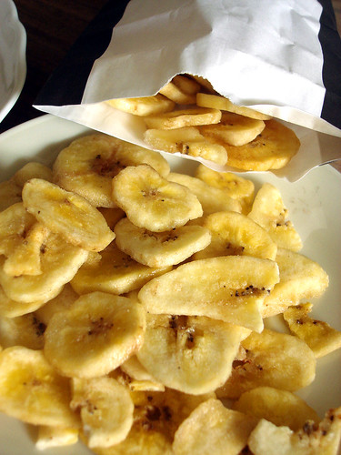 Trockenfrüchte von Schwarzenbach Kolonialwaren Zürich — Bananen-Chips