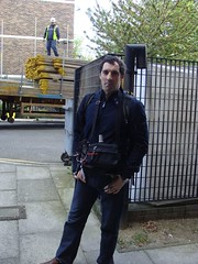 me with the data rig by Ian Mulvaney on Flickr