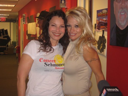 Fran Drescher with Pamela Anderson