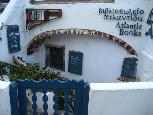 Excursion to Oia: Atlantis Books