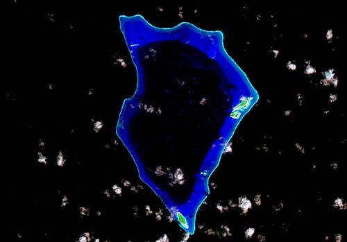 Bikar Atoll - Landsat Image from N-59-10_2000 (1:75,000)
