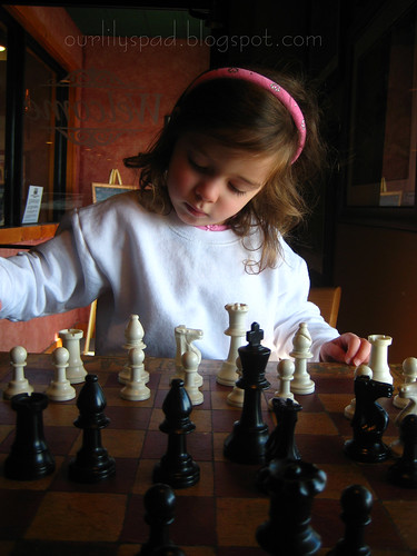 Chess at a coffee house