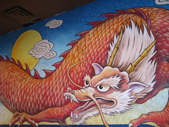 Twenty Foot Long Chinese Dragon Mural, Kono Re...