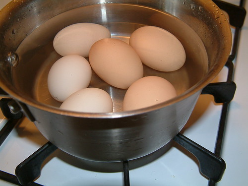Boiling 6 eggs
