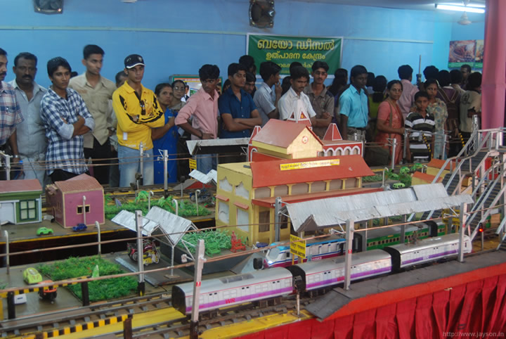 Indian Railways - Model train at Thrissur Pooram Exhibition