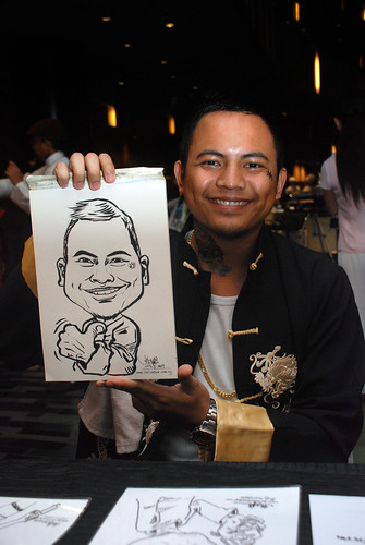 Caricature live sketching for CPGairport D&D - 3