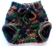 Crocheted Corriedale Wool Soaker (small)