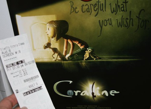 coraline_poster_and_ticket