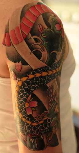 Japanese Dragon Tattoo by chrisdheath