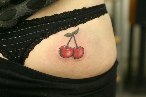 tattoos of cherries. cherries tattoo