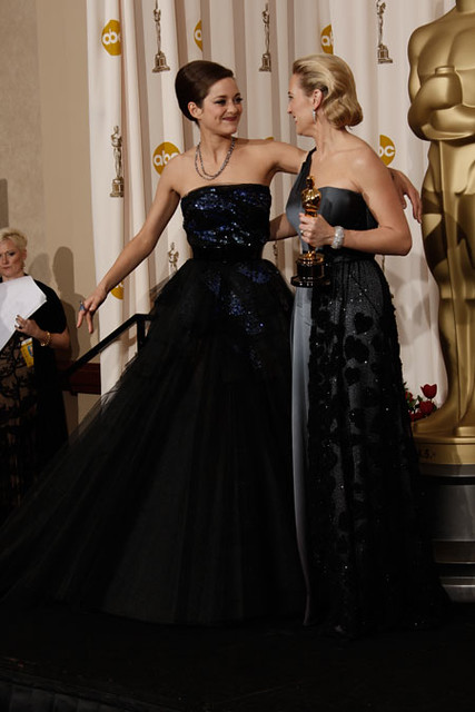 2009 Academy Awards: Marion Cotillard and Best Actress winner Kate Winslet by USA TODAY