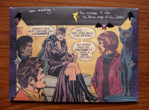 Catwoman fold and mail