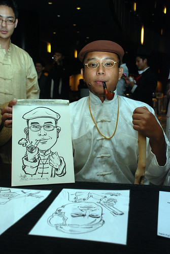 Caricature live sketching for CPGairport D&D - 2