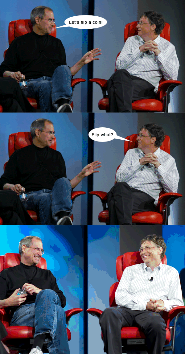 Jobs and Gates laugh it up #2
