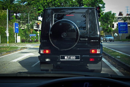 Merc's Gel ndewagens cross country vehicles are a rare sight in Malaysia